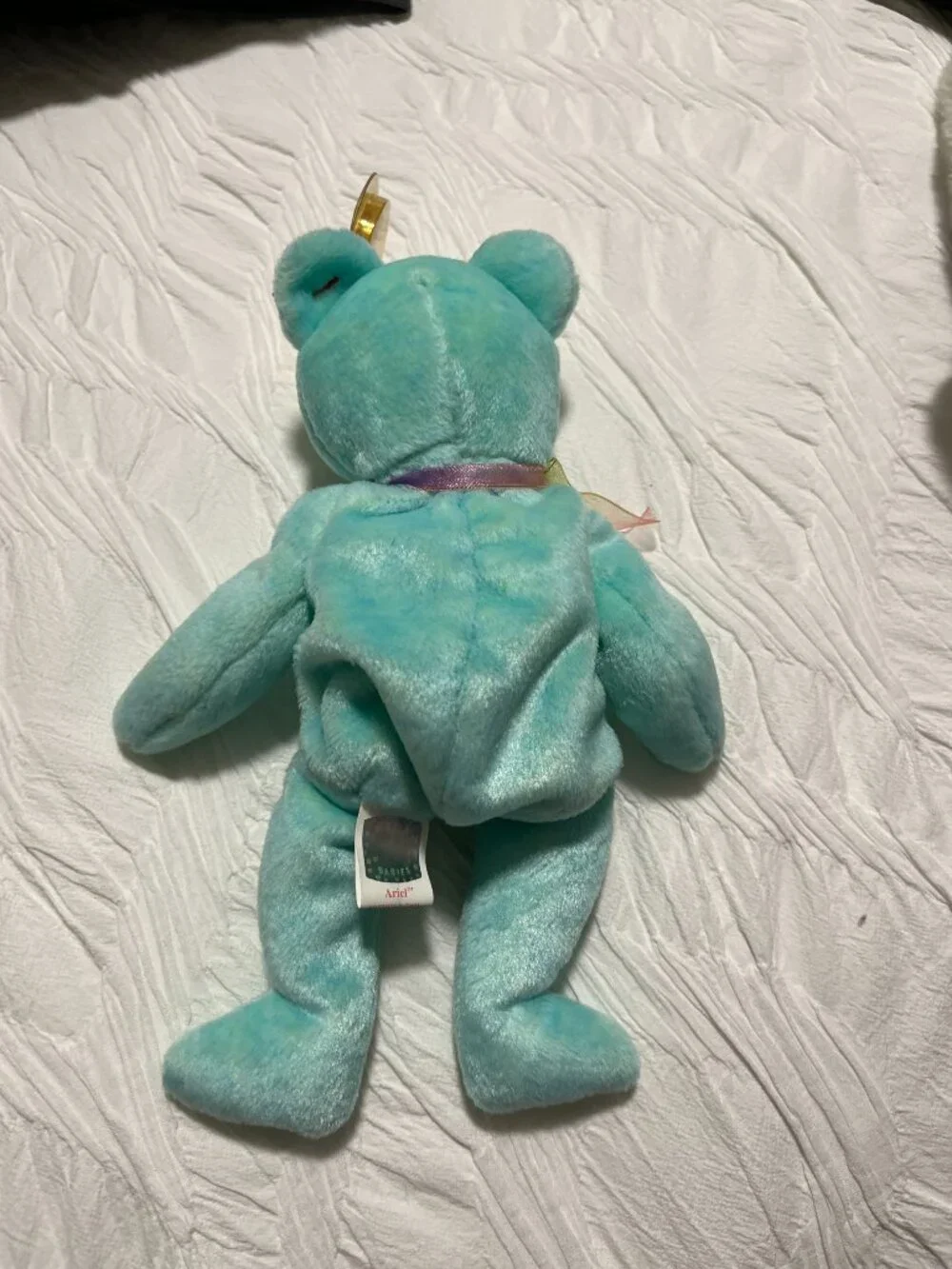 Ariel Beanie Baby 2000 TY‎ Bear w Tag Protector NWT